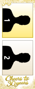 Strip layout spiegelbooth